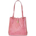 Embossed Leather Shoulder Bag