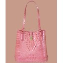 Embossed Leather Shoulder Bag