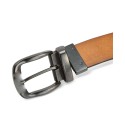 Men's Smooth Leather Reversible Belt