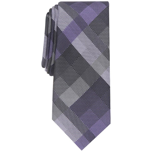 Men's Plaid Slim Tie