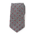 Men's Herringbone Heart Tie