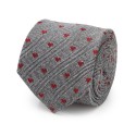 Men's Herringbone Heart Tie