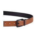 Men's Reversible Faux-Leather Stretch Dress Belt