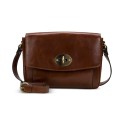 Leather Flap Crossbody