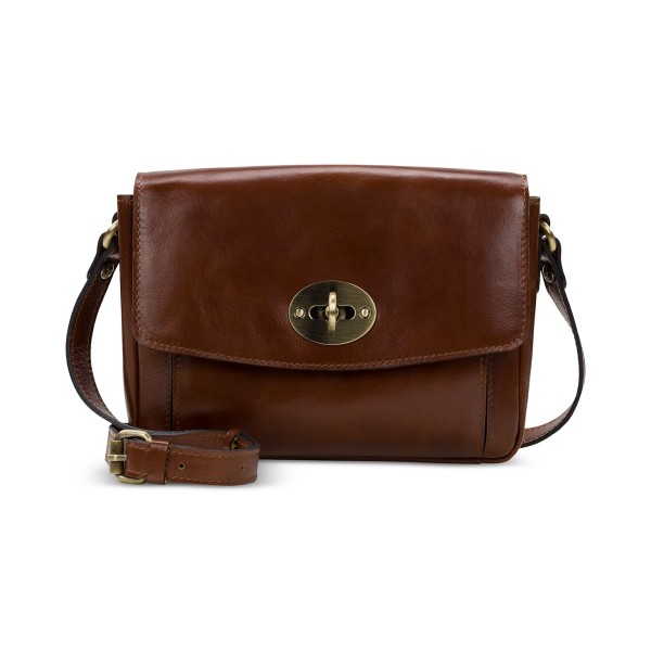 Leather Flap Crossbody