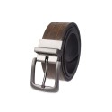 Reversible Casual Men's Belt with Embossed Strap