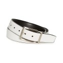 Men's Black and White Reversible Belt