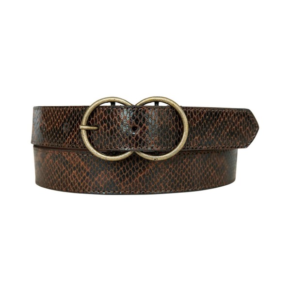 Double Ring Genuine Leather Belt