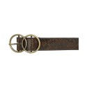 Double Ring Genuine Leather Belt