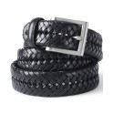 Men's Leather Braid Belt