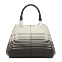 Granite Striped Convertible Satchel with Magnetic Snap