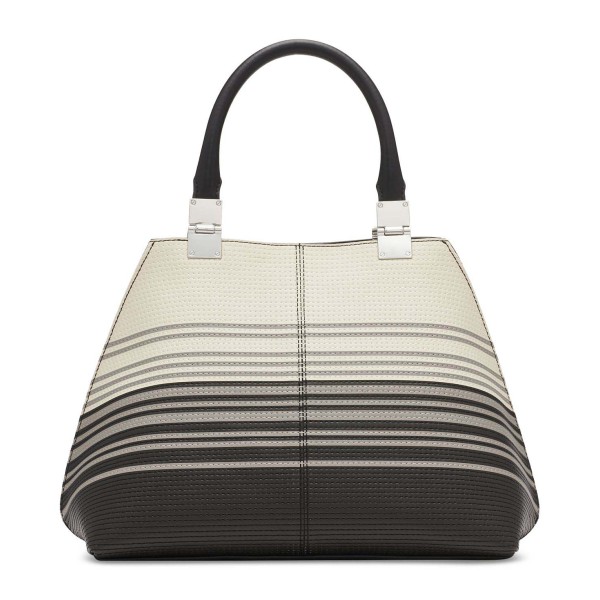 Granite Striped Convertible Satchel with Magnetic Snap