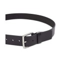 Men's Leather Belt with Keeper Ring