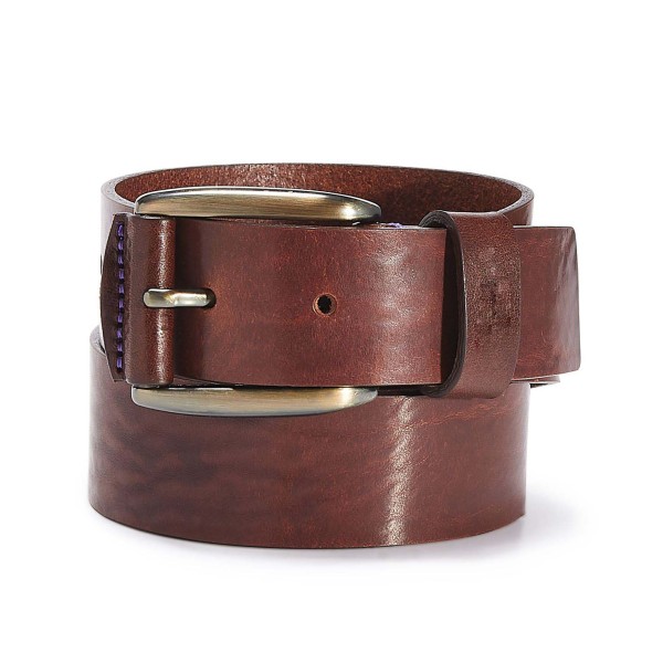 Men's Textured Leather Jean Belt