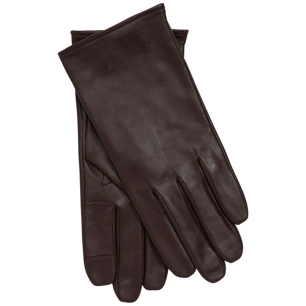 Oval Logo Leather Touch Gloves