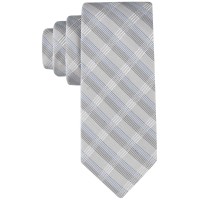 Men's Creme Plaid Ti...