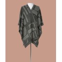 Women's Fall Abstract Logo Cape Sweater