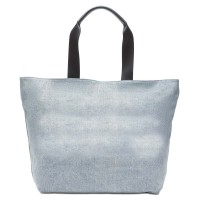 Denim Top Zipper Tot...