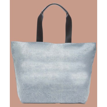 Denim Top Zipper Tot...