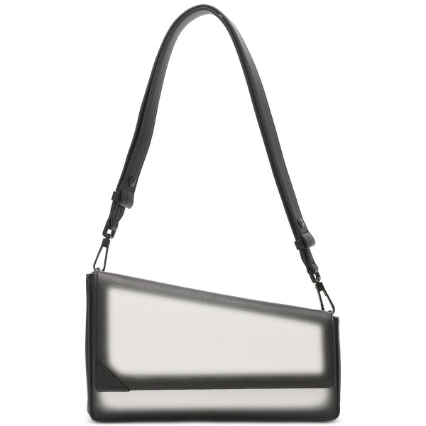 Asymmetric Triple Compartment Convertible Shoulder Bag